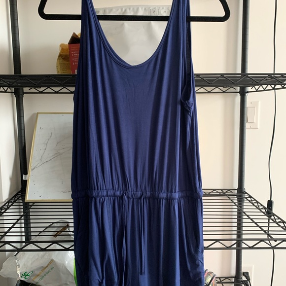 Navy Blue Romper - Picture 1 of 2